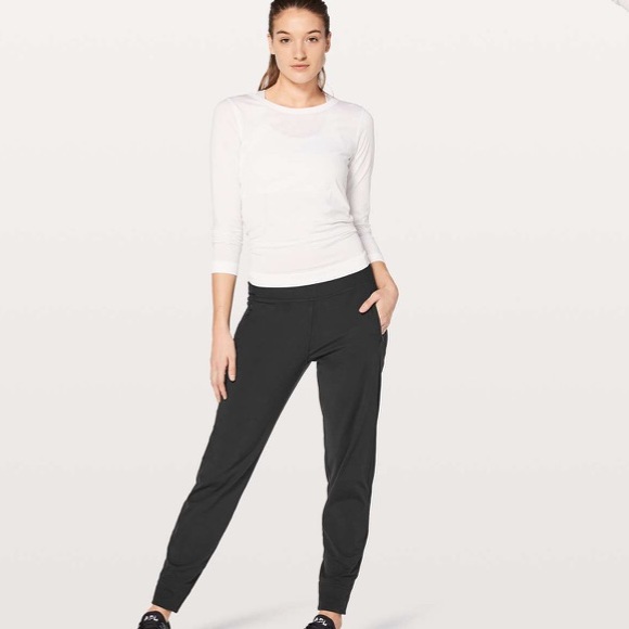 lululemon athletica Pants - Lululemon Black Ready to Rulu joggers